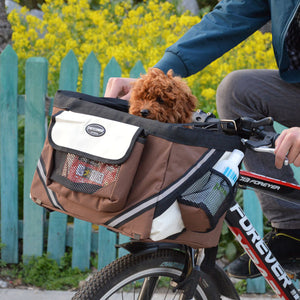Adventure Awaits: The Removable Pet Bicycle Carrier Handlebar Front Basket